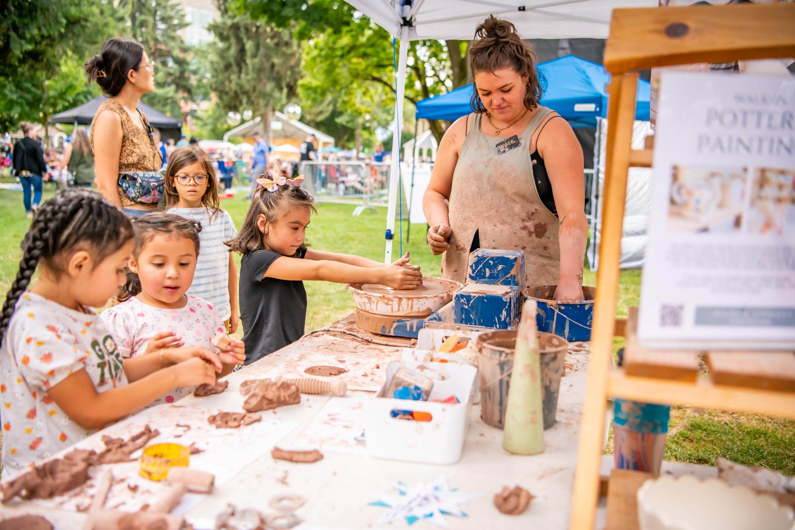 Art Demonstrations & Vendors
